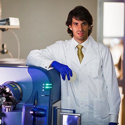 Mr Hosam Zowawi, a PhD student at the UQ Centre for Clinical Research, received a Young Laureates of Rolex award at London’s Royal Society.