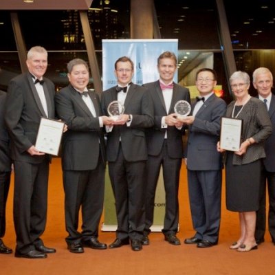 UQ Vice-Chancellor and President Professor Peter Høj joins researchers and industry partners in celebrating their awards.