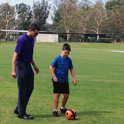 A robotic soccer ball developed by UQ engineers is helping people with vision impairment improve their game participation.