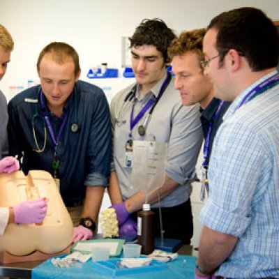 Lead Clinical Educator Ms Jules Bennet, at Hervey Bay with rural medical students.