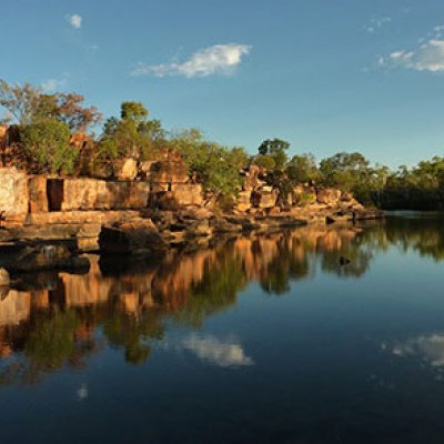 A Kimberley gorge where rock art is frequently found