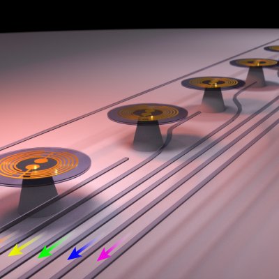 mechanical sensors on a silicon chip