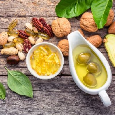 Examples of 'good' fats: nuts, seeds, olives, fish oil supplements