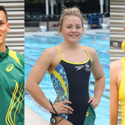 Dane Bird-Smith, Aisling Scott, Caitlin Cronin and Tom Gamble (not pictured) will compete at the World University Games