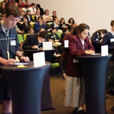 Queensland students competing in this year's Australian Brain Bee Challenge.