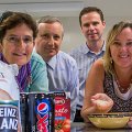 Dr Fitzgerald (centre) and her team are excited about establishing a training centre for food scientists at UQ