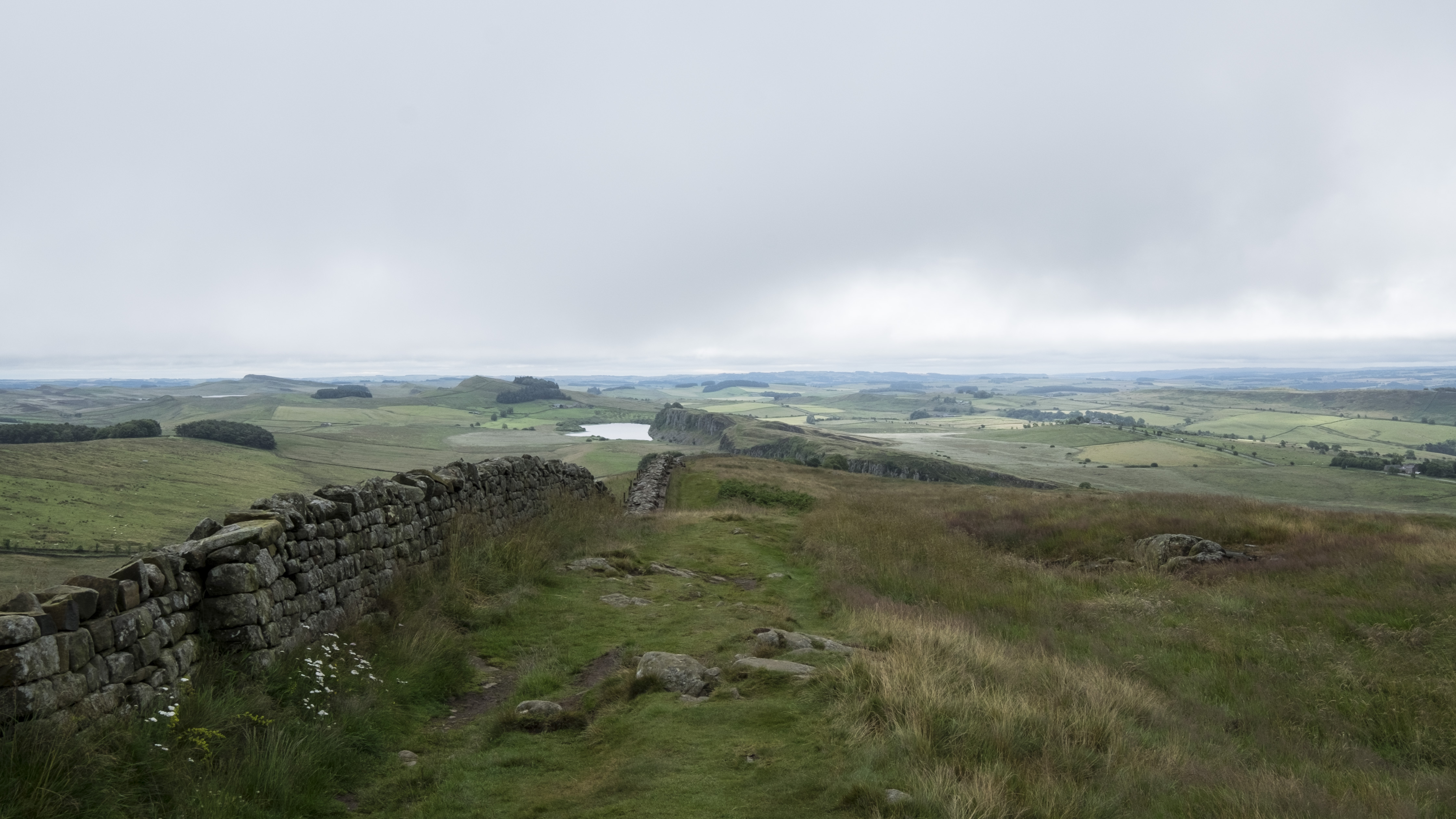 Hadrian's Wall in England's north is nearly 2000 years old. Image: Lucas Stephens