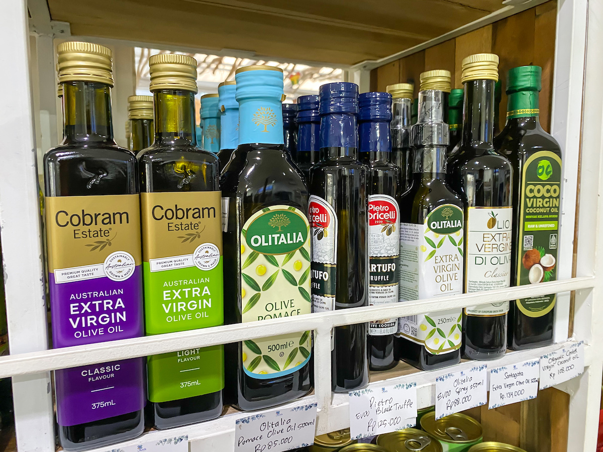 Oil on a shelf