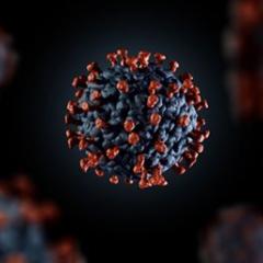 Virus cell illustration