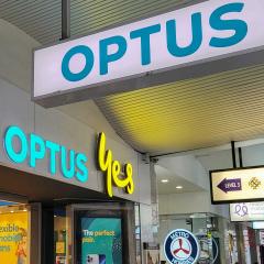 Optus shopfront